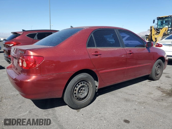 2008 Toyota Corolla CE with VIN 1NXBR32E88Z045437, listed as a Copart auction lot 54093465 with 202,487 mi miles and Clean Title. Bid and sale history available at DreamBid. Image 3.