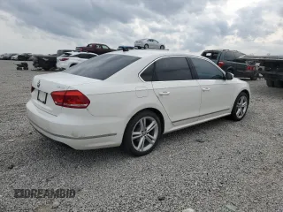 2014 Volkswagen Passat TDI SEL Premium with VIN 1VWCN7A30EC074358, listed as a Copart auction lot 51810105 with 120,430 mi miles and Salvage Title. Bid and sale history available at carsss.com. Image 3.