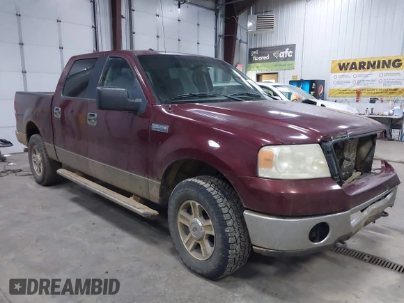 2006 Ford F-150 XLT with VIN 1FTPW14576KB24739, listed as a IAAI auction lot 42077047 with 336,436 mi miles and . Bid and sale history available at DreamBid. Image 1.