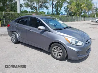 2015 Hyundai Accent GLS with VIN KMHCT4AE8FU861963, listed as a IAAI auction lot 42161059 with 132,629 mi miles and . Bid and sale history available at DreamBid. Image 1.