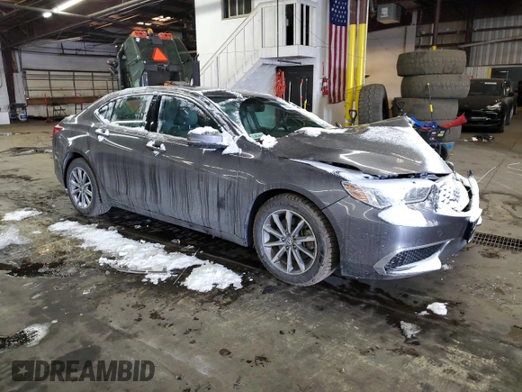 2020 Acura TLX w/Technology Pkg with VIN 19UUB1F59LA001720, listed as a Copart auction lot 45046615 with 128,218 mi miles and Salvage Title. Bid and sale history available at carsss.com. Image 4.
