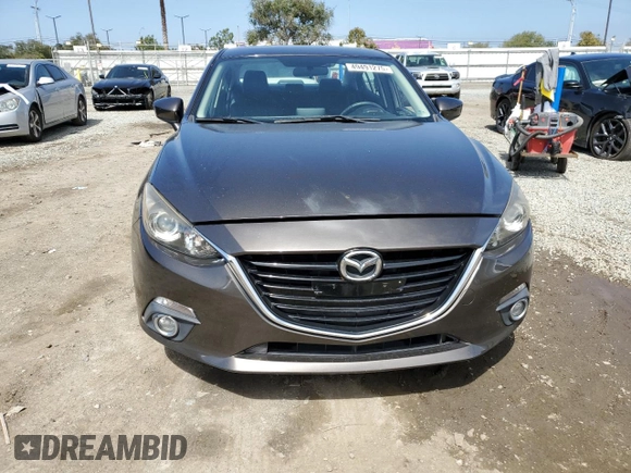 2015 Mazda 3 S Touring with VIN JM1BM1V3XF1219587, listed as a Copart auction lot 49491275 with 87,880 mi miles and Salvage Title. Bid and sale history available at DreamBid. Image 5.
