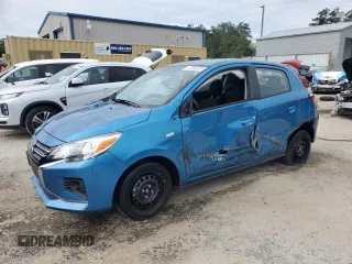 2024 Mitsubishi Mirage ES z VIN ML32AUHJ8RH017608, wystawiony jako Copart lot #56038955 z przebiegiem 16 994 mil mil oraz Szkoda całkowita • Salvage title. Historia ofert i sprzedaży dostępna na DreamBid. Obrazek 1.