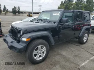 2022 Jeep Wrangler Unlimited Willys with VIN 1C4HJXDN8NW263081, listed as a Copart auction lot 54544895 with 34,239 mi miles and Salvage Title. Bid and sale history available at DreamBid. Image 1.