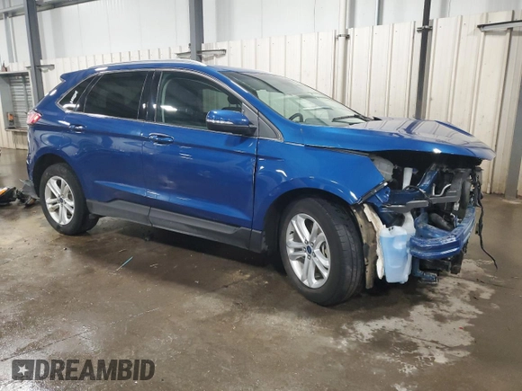 2020 Ford Edge SEL with VIN 2FMPK4J94LBA43400, listed as a Copart auction lot 51965625 with 0 mi miles and Salvage Title. Bid and sale history available at carsss.com. Image 4.
