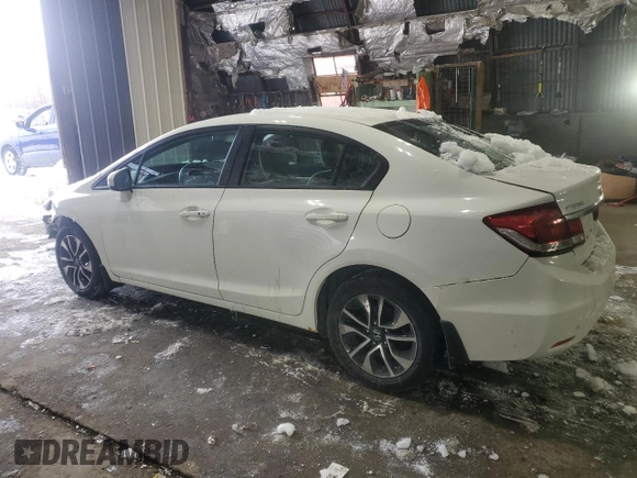 2015 Honda Civic EX with VIN 19XFB2F84FE219279, listed as a Copart auction lot 46020805 with 117,432 mi miles and Salvage Title. Bid and sale history available at carsss.com. Image 2.