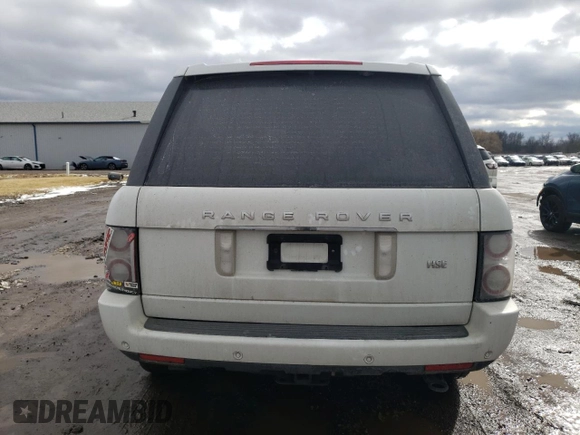 2012 Land Rover Range Rover HSE Lux with VIN SALMF1D45CA372976, listed as a Copart auction lot 48302545 with 178,639 mi miles and Salvage title. Bid and sale history available at DreamBid. Image 6.