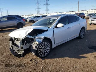 2015 Kia Cadenza Premium with VIN KNALN4D74F5168777, listed as a Copart auction lot 42695565 with Not Provided miles and Salvage Title. Bid and sale history available at carsss.com. Image 1.