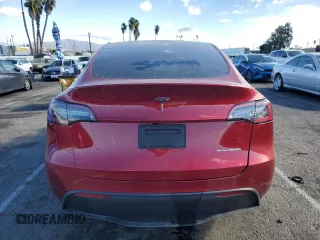 2024 Tesla Model Y Long Range with VIN 7SAYGDEE7RF009984, listed as a Copart auction lot 41662185 with Not Provided miles and Salvage Title. Bid and sale history available at DreamBid. Image 6.