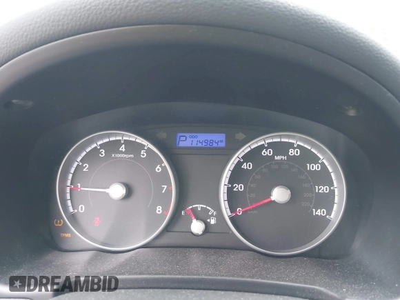 2010 Hyundai Accent GS with VIN KMHCM3AC2AU180440, listed as a IAAI auction lot 42156900 with 114,984 mi miles and . Bid and sale history available at DreamBid. Image 7.
