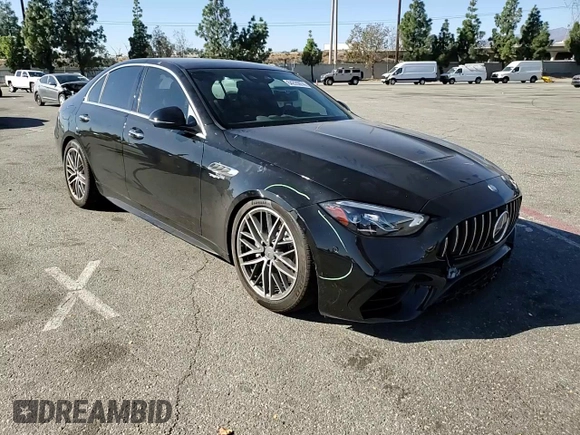 2024 Mercedes-Benz C 63 S AMG E Performance with VIN W1KAF8AB6RR186031, listed as a Copart auction lot 84220074 with 7,202 mi miles and Salvage title. Bid and sale history available at DreamBid. Image 10.