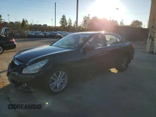 2011 Infiniti G25 x with VIN JN1DV6AR1BM654135, listed as a Copart auction lot 83824524 with 167,253 mi miles and Salvage Title. Bid and sale history available at DreamBid. Image 1.