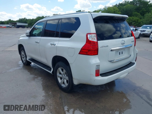 2010 Lexus GX 460 with VIN JTJBM7FX7A5009547, listed as a IAAI auction lot 42532447 with 198,544 mi miles and . Bid and sale history available at DreamBid. Image 3.