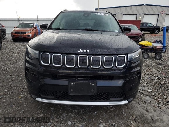 2022 Jeep Compass Limited with VIN 3C4NJDCB1NT144903, listed as a Copart auction lot 54346455 with 111,261 mi miles and Salvage title. Bid and sale history available at DreamBid. Image 5.