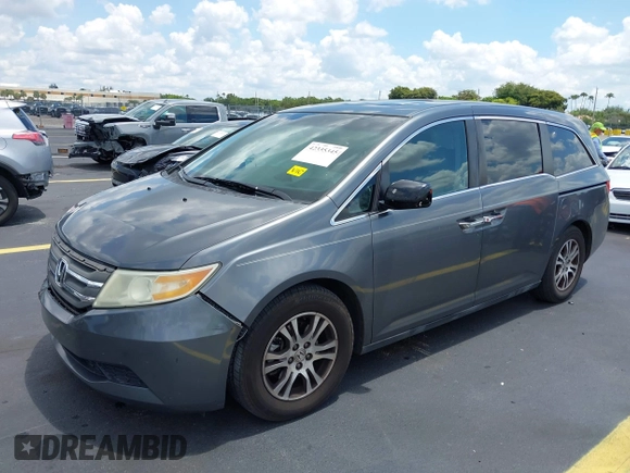 2012 Honda Odyssey EX-L с VIN 5FNRL5H69CB060174, выставлен на аукционе IAAI как лот 42335345 с пробегом 150 457 миль миль и . История ставок и продаж доступна на DreamBid. Изображение 17.