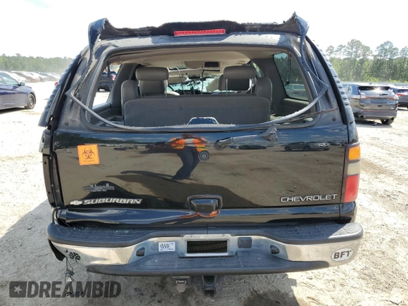 2005 Chevrolet Suburban LT with VIN 3GNEC16Z05G174248, listed as a Copart auction lot 55474945 with Not provided miles and Salvage title. Bid and sale history available at DreamBid. Image 6.