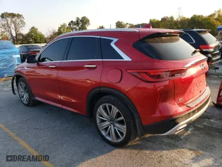 2023 Infiniti QX50 SENSORY with VIN 3PCAJ5EB4PF110411, listed as a Copart auction lot 74981644 with 16,356 mi miles and Salvage Title. Bid and sale history available at carsss.com. Image 2.