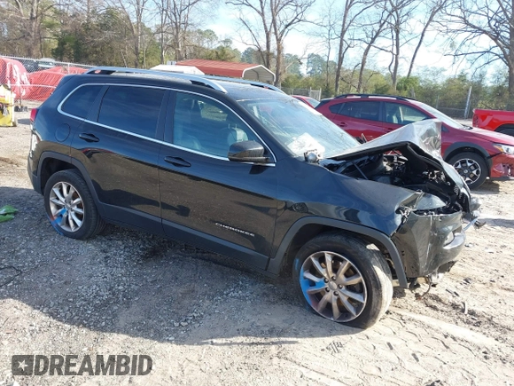 2016 Jeep Cherokee Limited z VIN 1C4PJLDB3GW256861, wystawiony jako IAAI lot #41829361 z przebiegiem 153 838 mil mil oraz . Historia ofert i sprzedaży dostępna na DreamBid. Obrazek 1.