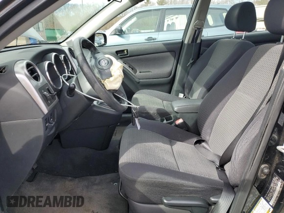 2005 Toyota Matrix STD with VIN 2T1KR32E65C347094, listed as a Copart auction lot 49493995 with 87,266 mi miles and Salvage Title. Bid and sale history available at DreamBid. Image 7.