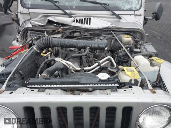 2001 Jeep Wrangler Sport with VIN 1J4FA49S41P355646, listed as a IAAI auction lot 41937746 with 160,634 mi miles. Bid and sale history available at carsss.com. Image 10.
