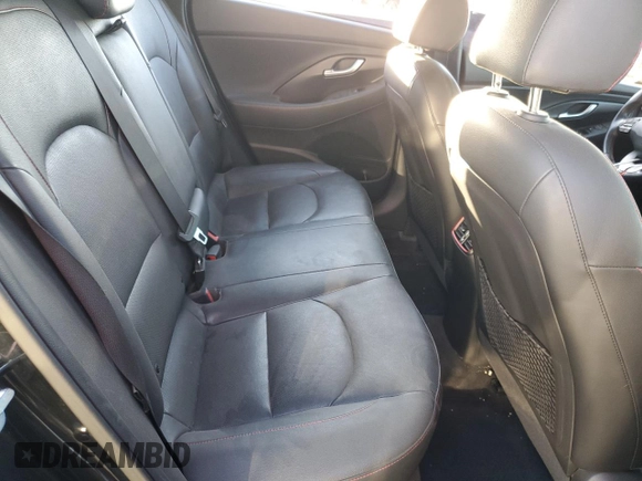 2018 Hyundai Elantra GT Sport with VIN KMHH55LC1JU038950, listed as a Copart auction lot 76299314 with 122,436 mi miles and Clean Title. Bid and sale history available at carsss.com. Image 10.