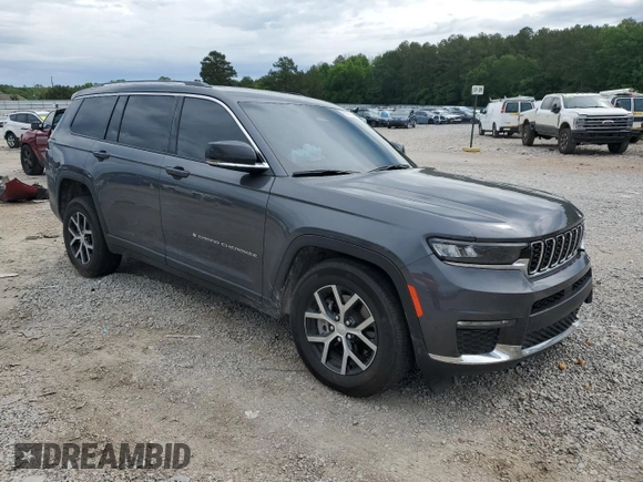 2023 Jeep Grand Cherokee Limited with VIN 1C4RJKBGXP8855861, listed as a Copart auction lot 55967885 with 50,179 mi miles and Salvage title. Bid and sale history available at DreamBid. Image 4.