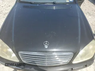 2001 Mercedes-Benz S-Class with VIN WDBNG70J51A197809, listed as a Copart auction lot 68633494 with 145,040 mi miles and Salvage Title. Bid and sale history available at carsss.com. Image 11.