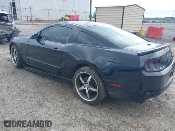2014 Ford Mustang V6 with VIN 1ZVBP8AM3E5244110, listed as a IAAI auction lot 42383221 with 102,625 mi miles and . Bid and sale history available at DreamBid. Image 3.
