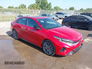 2023 Kia Forte GT with VIN 3KPF44ACXPE618328, listed as a IAAI auction lot 42137484 with 48,691 mi miles and . Bid and sale history available at carsss.com. Image 1.