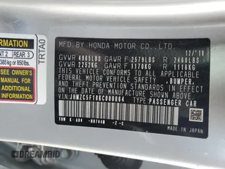 2019 Honda Clarity Plug-In Hybrid with VIN JHMZC5F18KC000064, listed as a Copart auction lot 68210234 with 70,273 mi miles and Salvage Title. Bid and sale history available at carsss.com. Image 13.