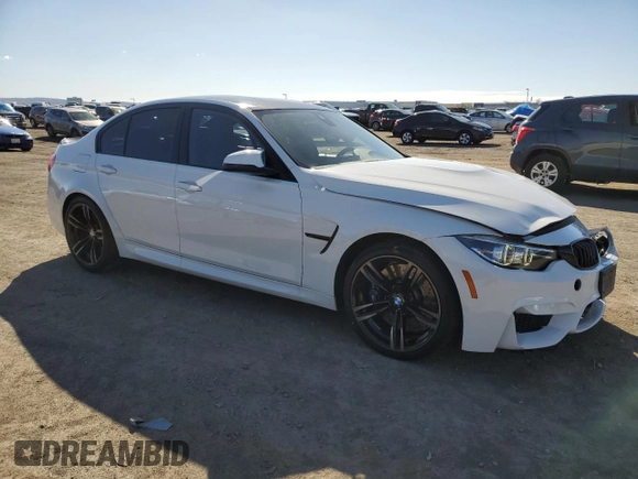 2018 BMW M3 with VIN WBS8M9C57J5L00828, listed as a Copart auction lot 42572923 with 33,042 mi miles. Bid and sale history available at carsss.com. Image 4.