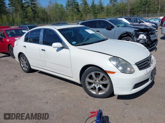 2005 Infiniti G35 with VIN JNKCV51F05M305186, listed as a IAAI auction lot 42231602 with Not Provided miles and . Bid and sale history available at DreamBid. Image 1.