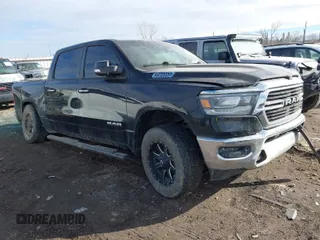 2019 Ram 1500 Big Horn/Lone Star with VIN 1C6SRFFT9KN600323, listed as a IAAI auction lot 41352435 with 1 mi miles. Bid and sale history available at carsss.com. Image 1.
