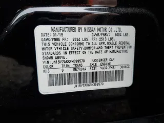 2015 Infiniti Q50 z VIN JN1BV7ARXFM399570, wystawiony jako Copart lot #57673905 z przebiegiem 126 841 mil mil oraz Szkoda całkowita • Salvage title. Historia ofert i sprzedaży dostępna na DreamBid. Obrazek 13.