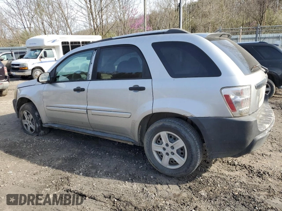 2005 Chevrolet Equinox LS with VIN 2CNDL23F756113362, listed as a Copart auction lot 51500505 with Not Provided miles and Salvage Title. Bid and sale history available at DreamBid. Image 2.