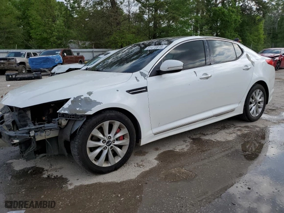 2013 Kia Optima SX w/Limited Pkg with VIN 5XXGR4A69DG108734, listed as a Copart auction lot 51473915 with 280,512 mi miles and Salvage Title. Bid and sale history available at carsss.com. Image 1.