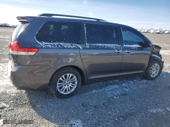 2012 Toyota Sienna XLE AAS with VIN 5TDYK3DC3CS214288, listed as a Copart auction lot 45572455 with 210,041 mi miles and Salvage Title. Bid and sale history available at carsss.com. Image 3.
