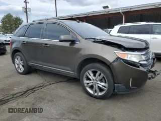 2011 Ford Edge Limited with VIN 2FMDK3KCXBBB03699, listed as a Copart auction lot 52440865 with 169,466 mi miles and Salvage Title. Bid and sale history available at carsss.com. Image 4.