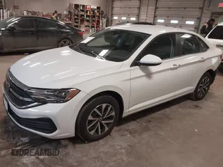 2024 Volkswagen Jetta S with VIN 3VW5M7BU9RM071109, listed as a IAAI auction lot 41517014 with 4,523 mi miles and . Bid and sale history available at DreamBid. Image 17.