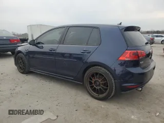2016 Volkswagen Golf GTI SE with VIN 3VW5T7AU9GM034952, listed as a Copart auction lot 46992825 with 177,095 mi miles and Salvage Title. Bid and sale history available at carsss.com. Image 2.