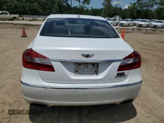 2014 Hyundai Genesis 3.8L z VIN KMHGC4DD7EU262510, wystawiony jako Copart lot #58866875 z przebiegiem Nie podano mil oraz Szkoda całkowita • Salvage title. Historia ofert i sprzedaży dostępna na DreamBid. Obrazek 6.