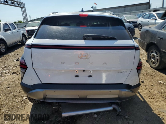 2024 Hyundai Kona Limited with VIN KM8HECA38RU123397, listed as a Copart auction lot 58835174 with 1,225 mi miles and Salvage Title. Bid and sale history available at DreamBid. Image 6.