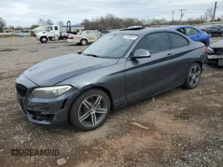 2017 BMW 2 Series 230i with VIN WBA2F9C52HV664153, listed as a Copart auction lot 51953875 with 71,904 mi miles and Salvage Title. Bid and sale history available at carsss.com. Image 1.