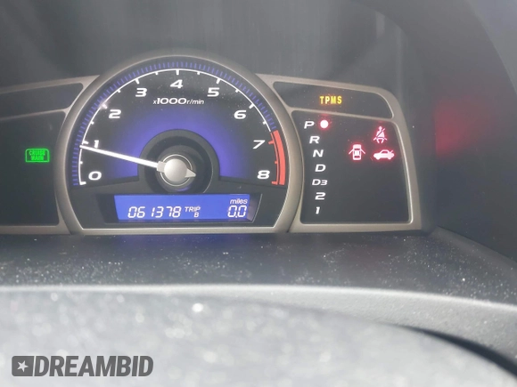 2010 Honda Civic LX with VIN 2HGFA1F59AH326233, listed as a IAAI auction lot 42190935 with 61,378 mi miles and . Bid and sale history available at DreamBid. Image 7.