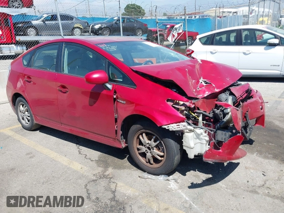 2011 Toyota Prius I with VIN JTDKN3DU6B1458518, listed as a IAAI auction lot 39235652 with 244,721 mi miles. Bid and sale history available at carsss.com. Image 1.