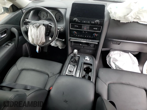 2023 Nissan Armada SV with VIN JN8AY2AD6P9690146, listed as a Copart auction lot 73683214 with Not provided miles and Salvage title. Bid and sale history available at DreamBid. Image 8.