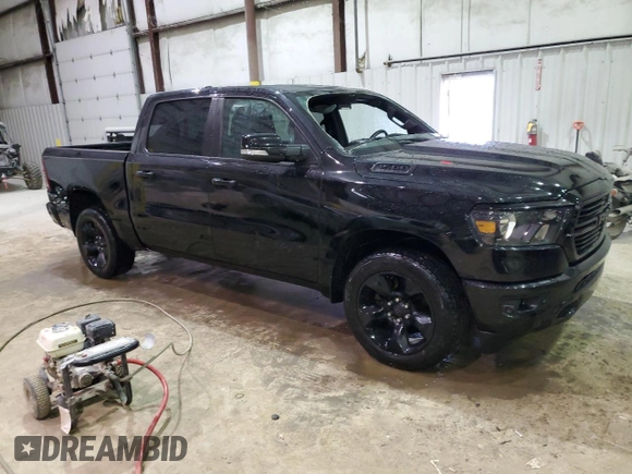 2019 Ram 1500 Big Horn/Lone Star with VIN 1C6SRFFT5KN850741, listed as a Copart auction lot 48044195 with 87,119 mi miles and Salvage Title. Bid and sale history available at carsss.com. Image 4.