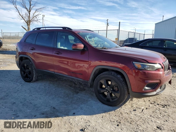 2020 Jeep Cherokee Altitude with VIN 1C4PJMLB5LD609002, listed as a Copart auction lot 42815385 with 105,266 mi miles and Salvage Title. Bid and sale history available at carsss.com. Image 4.