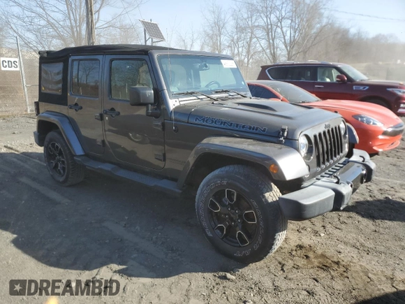 2017 Jeep Wrangler Unlimited 75th Anniversary z VIN 1C4BJWEG3HL674913, wystawiony jako Copart lot #58950465 z przebiegiem 46 793 mil mil oraz Szkoda całkowita • Salvage title. Historia ofert i sprzedaży dostępna na DreamBid. Obrazek 4.