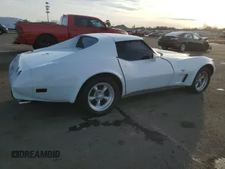 1977 Chevrolet Corvette with VIN 1237L5446940, listed as a Copart auction lot 42461375 with 47,599 mi miles and Salvage title. Bid and sale history available at DreamBid. Image 3.